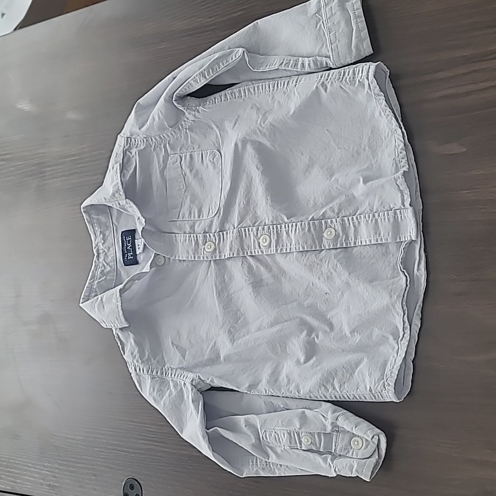 👔 Classic The Children's Place White Button-up Shirt (3T) 👔